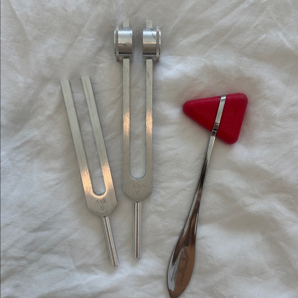 128Hz 256Hz Tuning Fork Percussion Hamme set - Picture 2 of 2